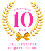 10 years Jill Pfeiffer Etiquette School